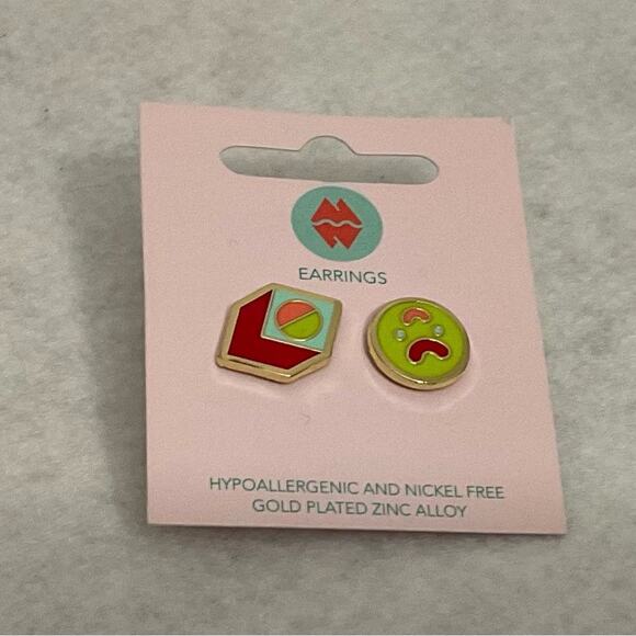 Meow Wolf Flat Bill Hat and Greebles Stud Earrings NWT - Picture 5 of 9